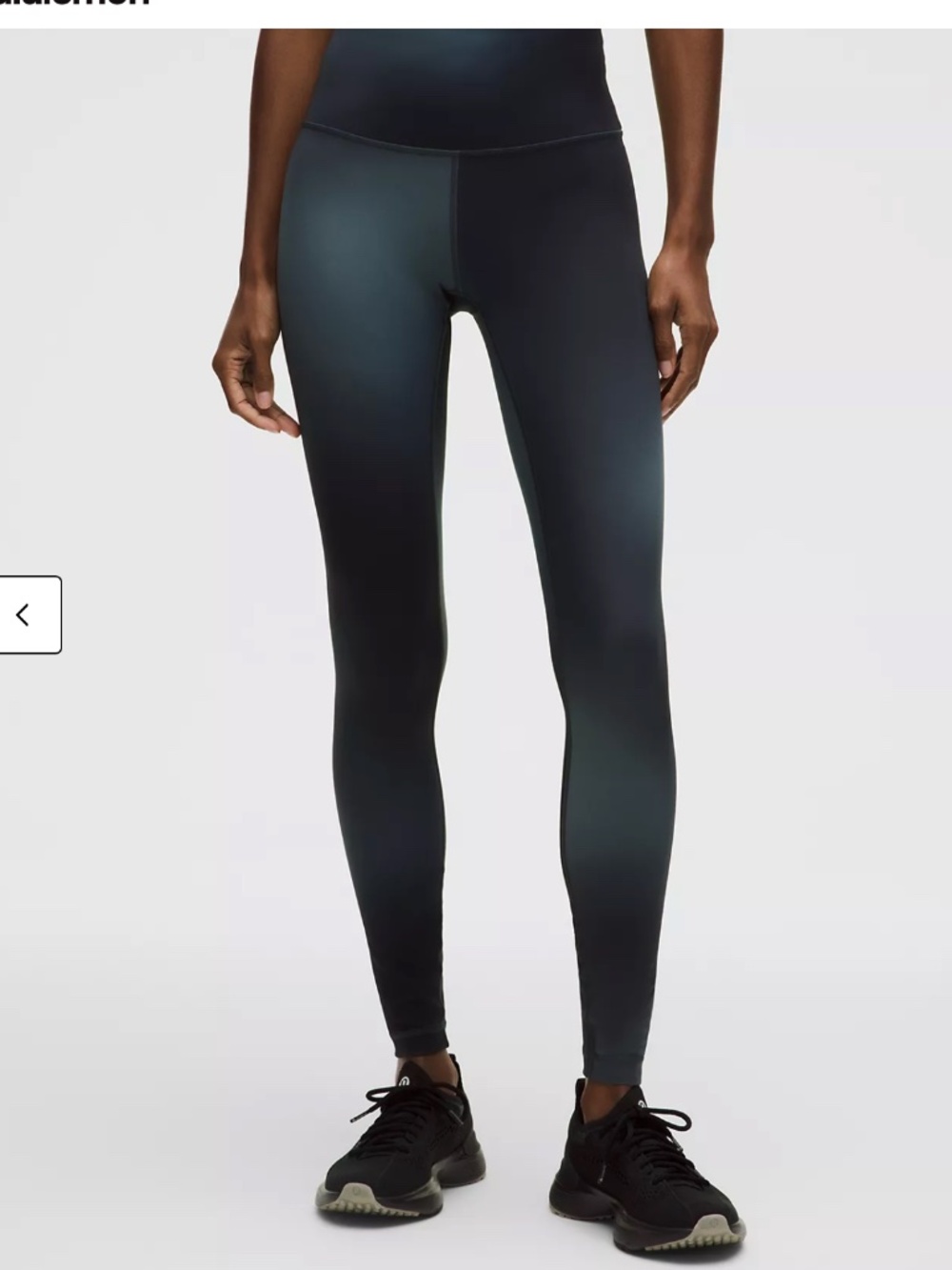 Wunder Train High-Rise Tight 28" -Midnight Haze Black Multi Sz 10
